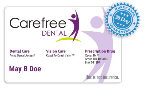 Care free dental - I am not okay with Carefree Dental's savings plan. Their advertised discount rates, ranging from 15% to 50%, seem ambiguous, and I've received mailings that imply I have a service plan, which can be misleading. It's important to understand that this isn't traditional insurance and operates without standard regulations.